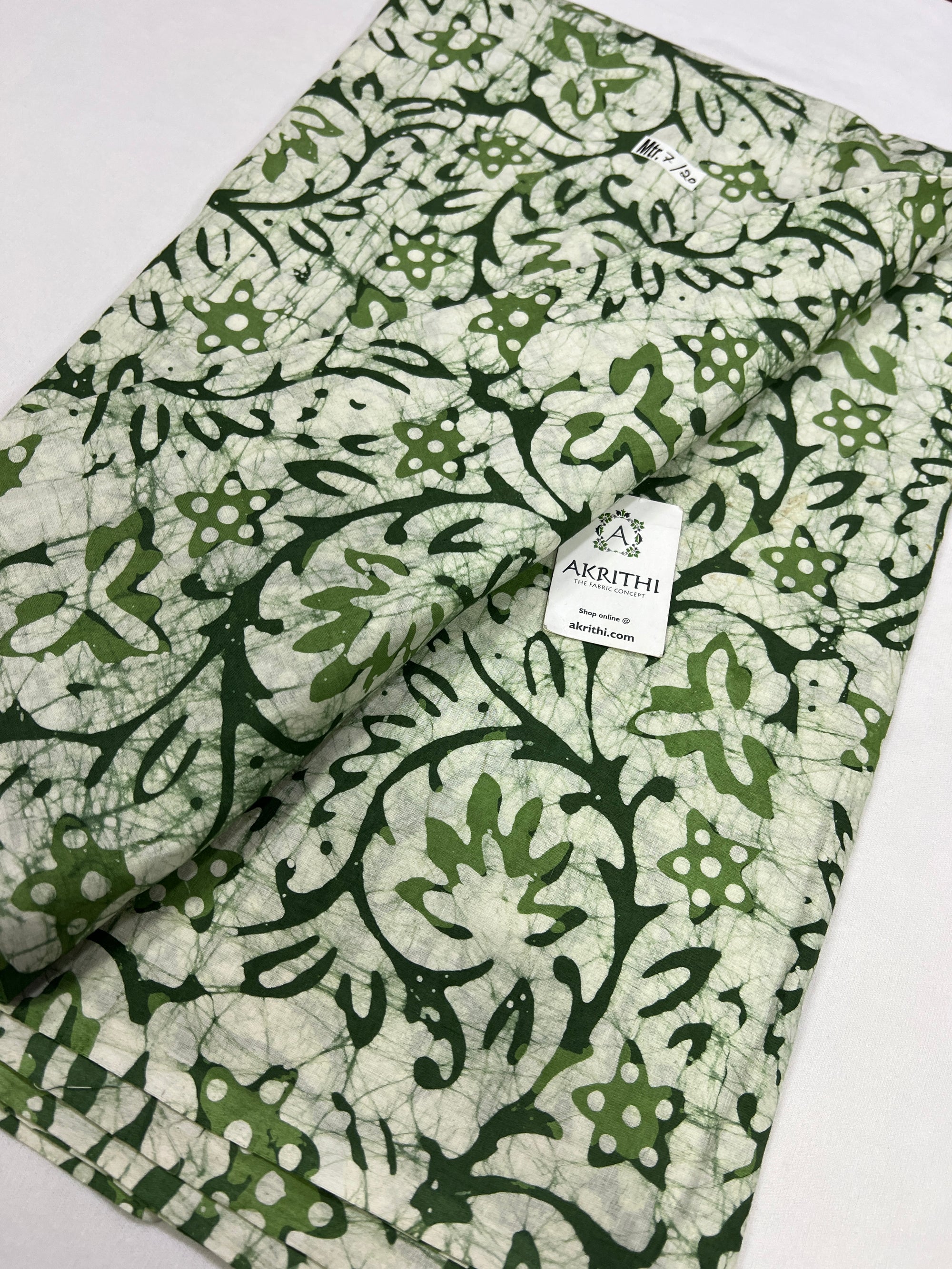 Batik pure cotton fabric