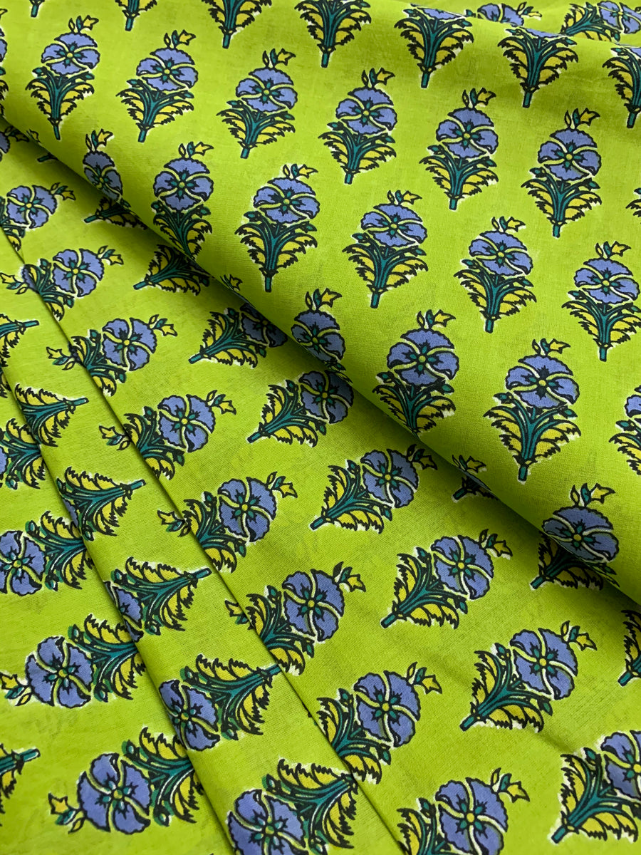 Printed pure cotton fabric