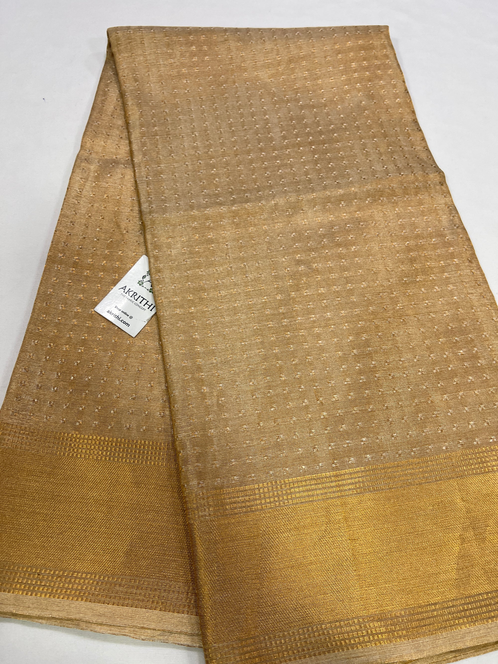 Pure gold tissue saree