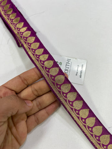 Handloom Banarasi lace 5 metres roll