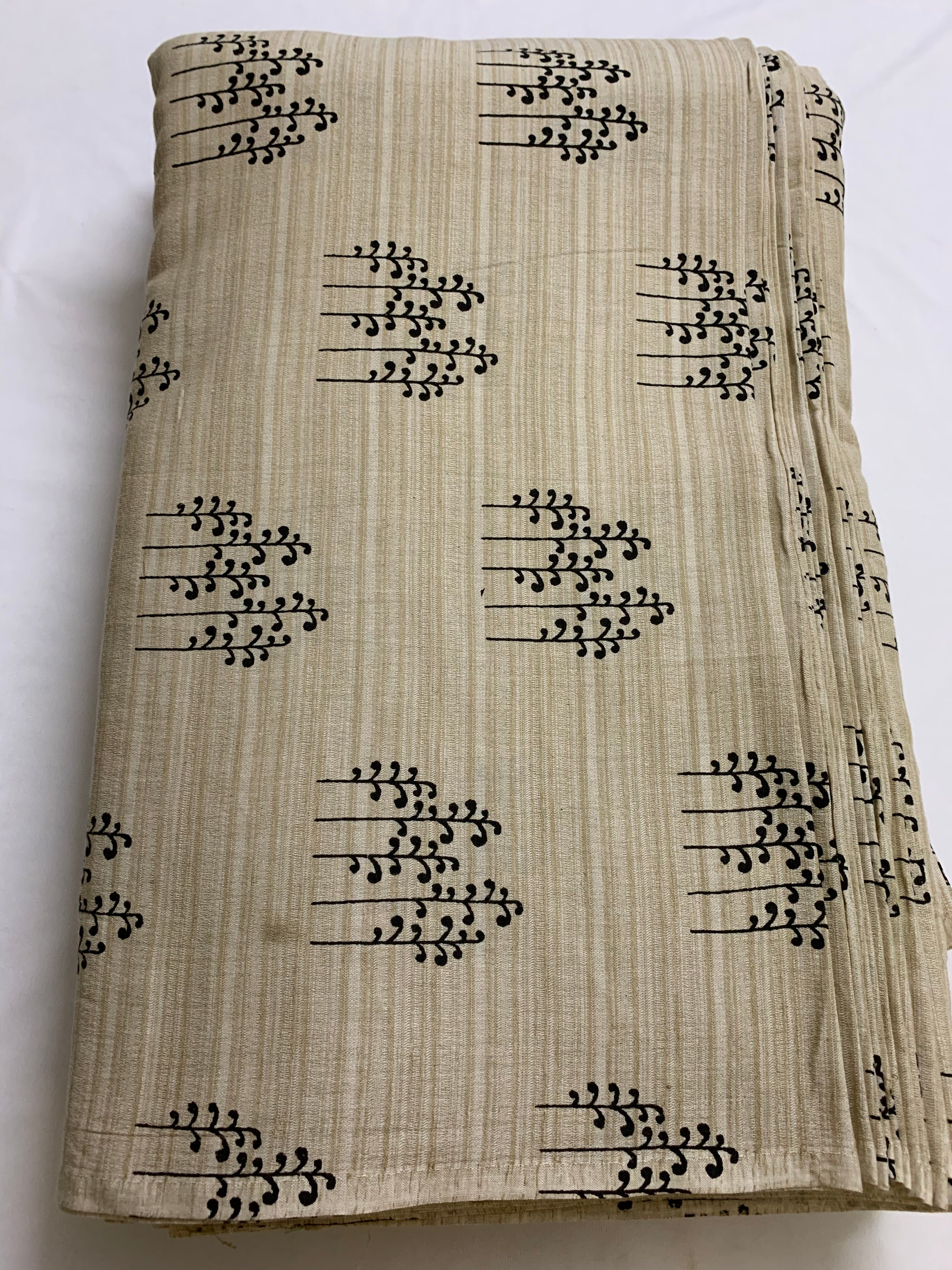 Printed kumbhi pure cotton fabric