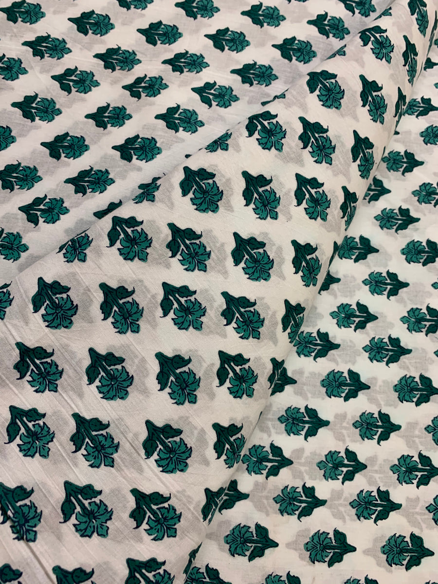 Printed pure cotton fabric