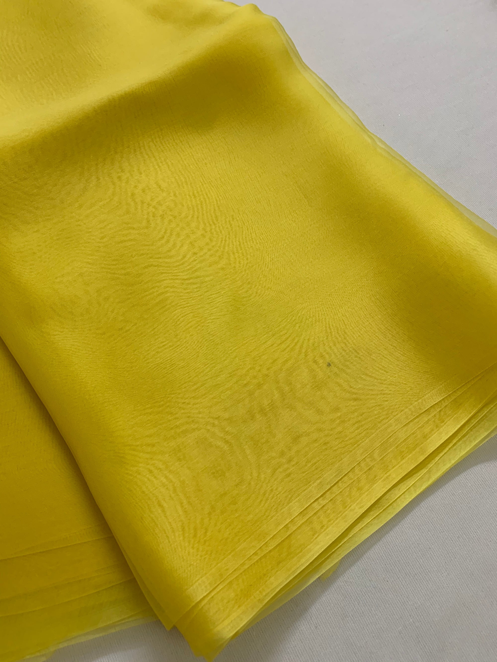 PURE SILK SATIN ORGANZA FABRIC