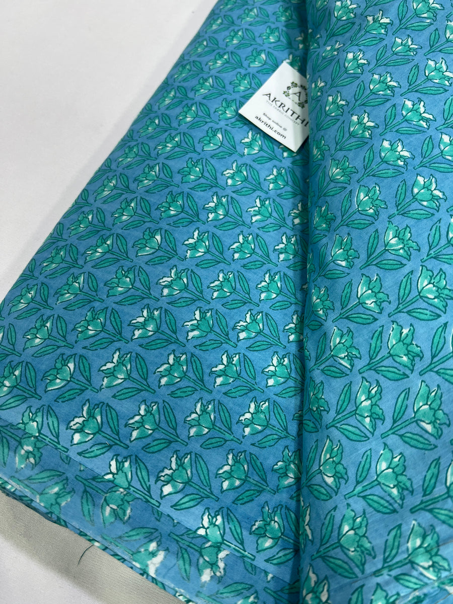 Printed pure cotton fabric