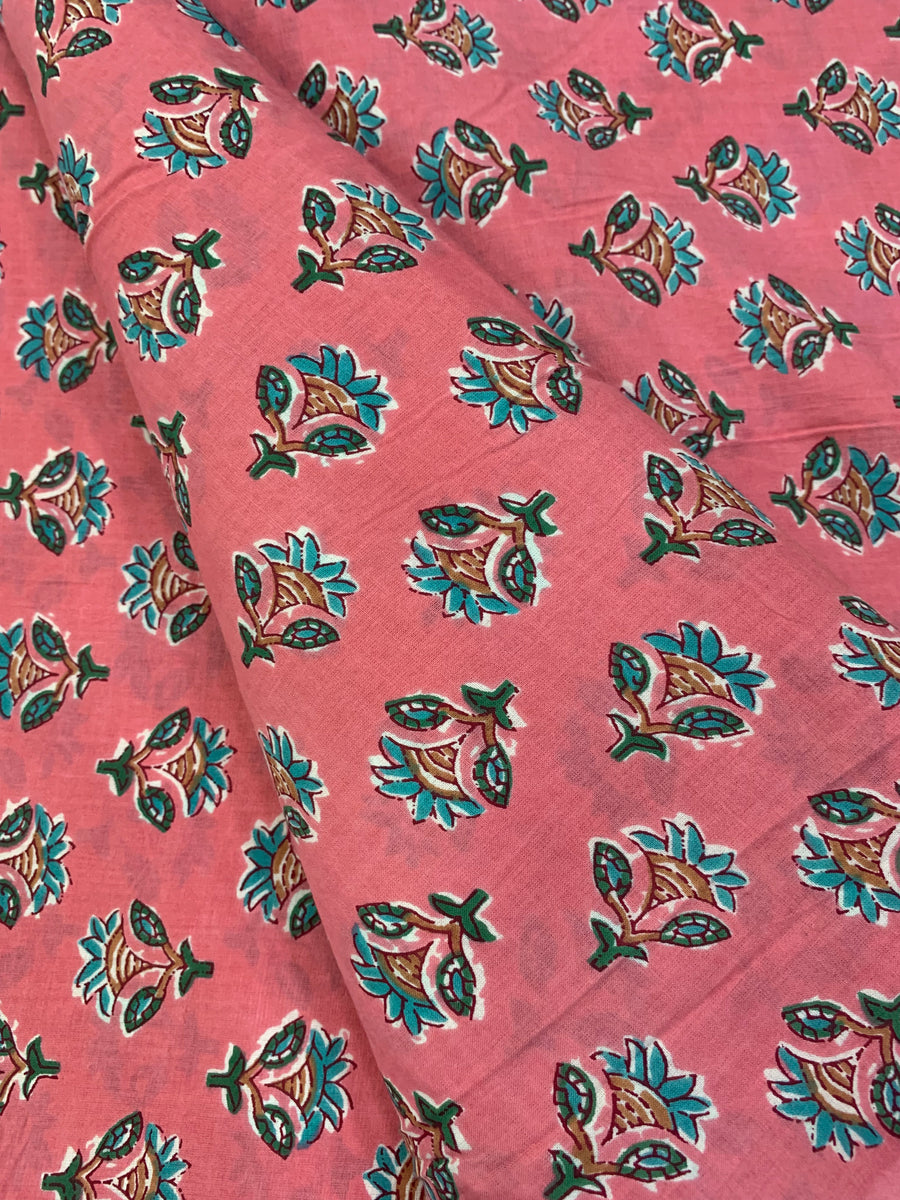 Printed pure cotton fabric