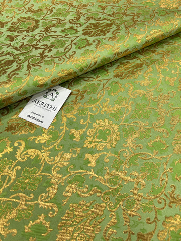 Handloom Banarasi brocade fabric