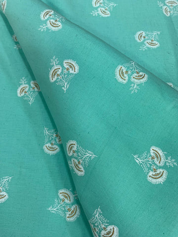 Printed pure flex cotton fabric