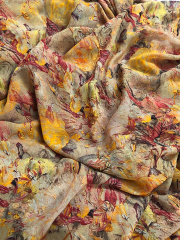 Printed georgette fabric