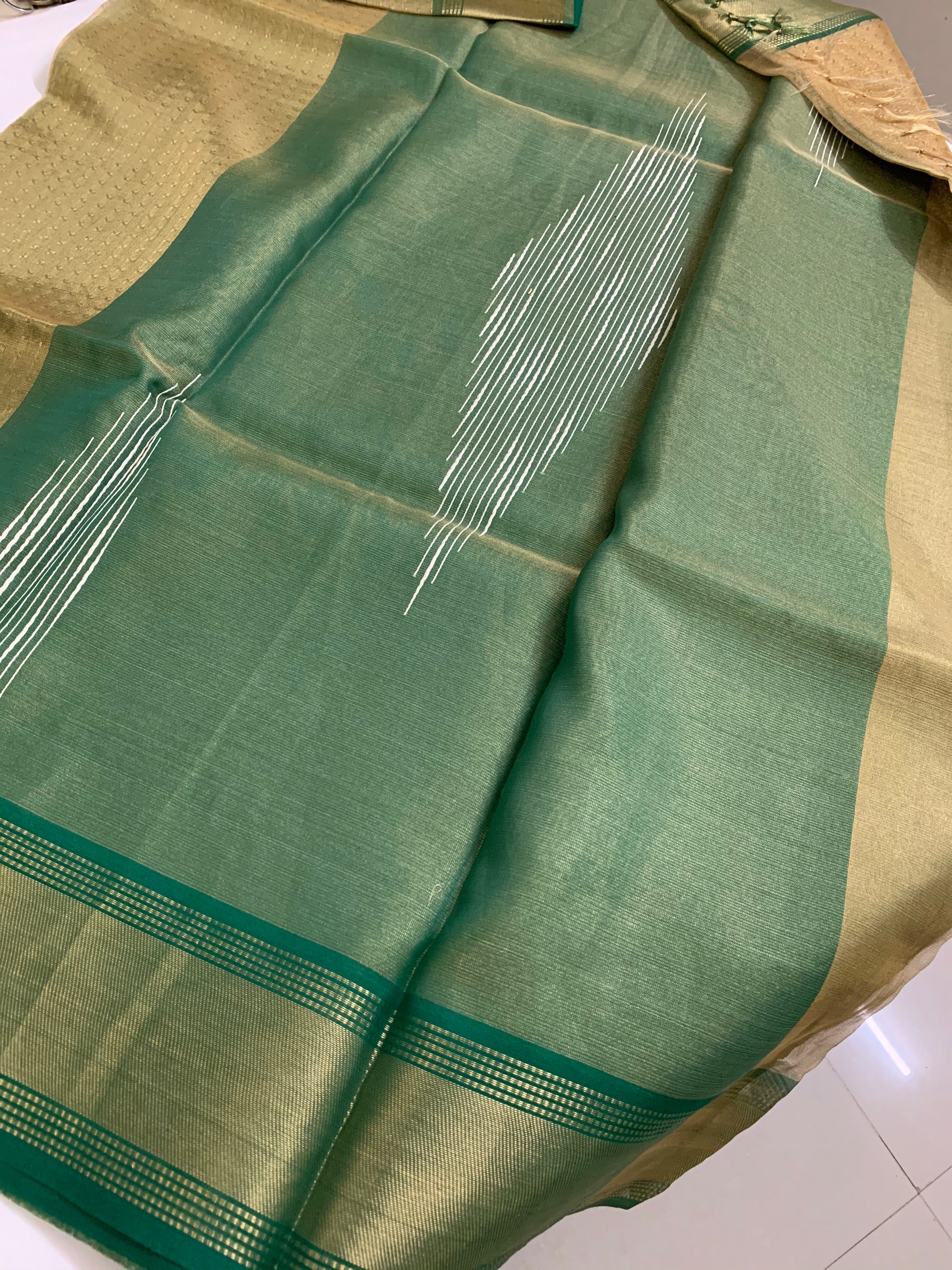 Pure tissue saree