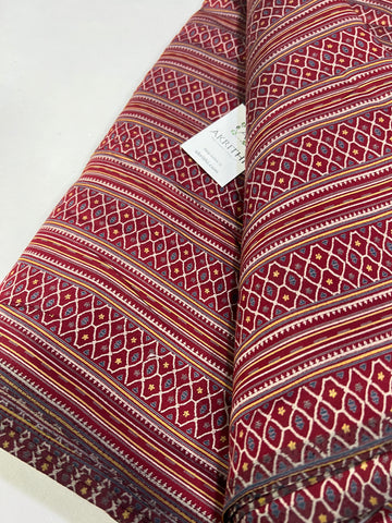 Digital printed silk fabric