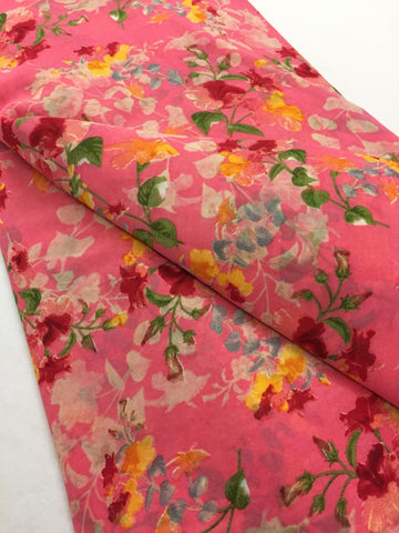 Printed georgette fabric