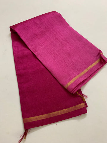 Pure raw silk shaded dupatta with zari border