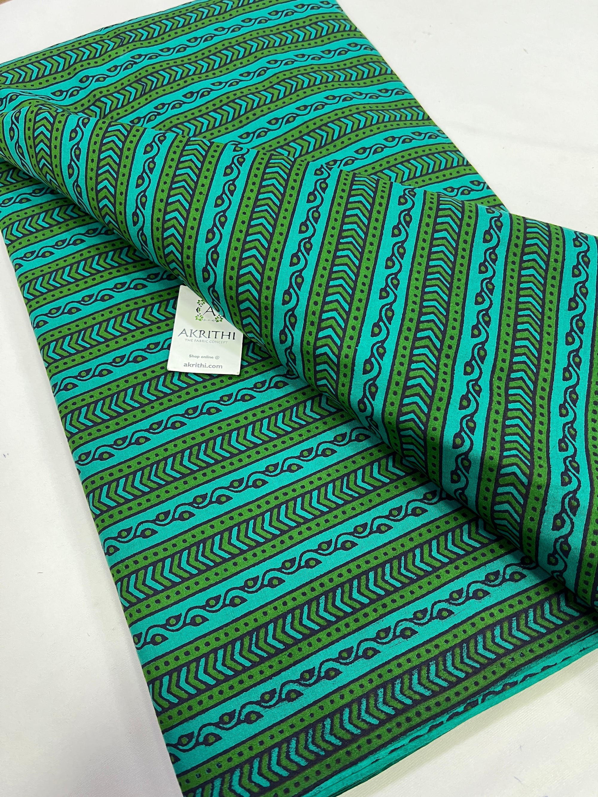 Printed pure cotton fabric 40 cms cut