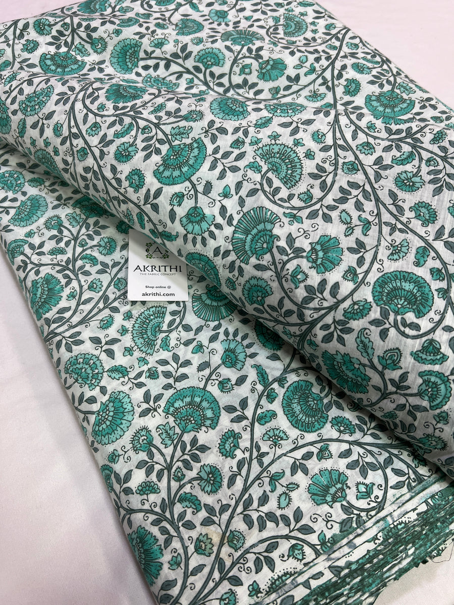 Printed pure cotton fabric