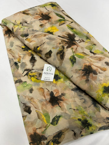 Floral printed georgette fabric