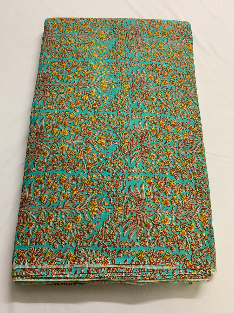 Printed pure cotton fabric