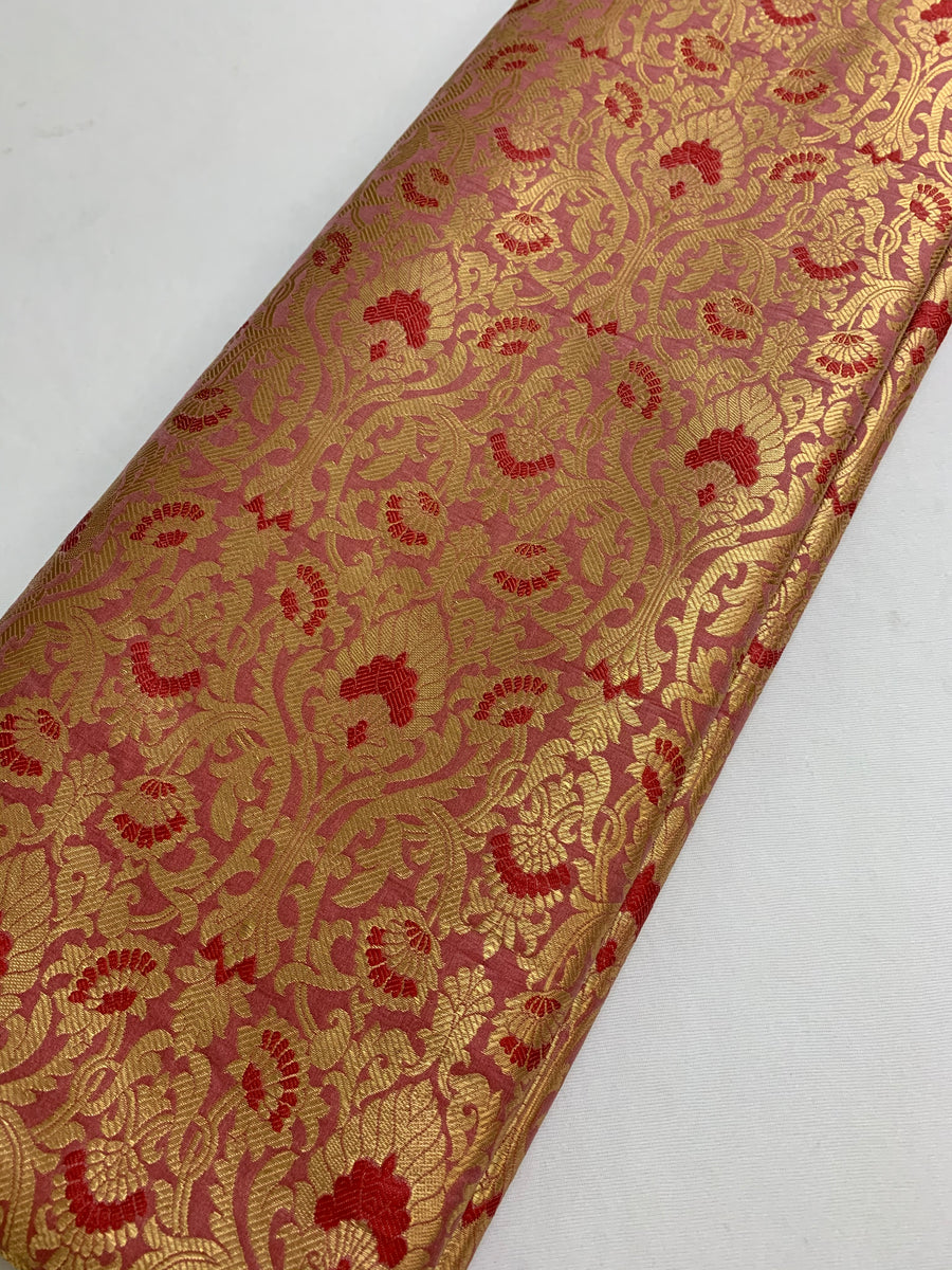 Banarasi brocade fabric 80 cms cut