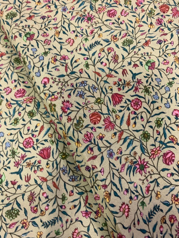 Digital floral Printed crepe fabric