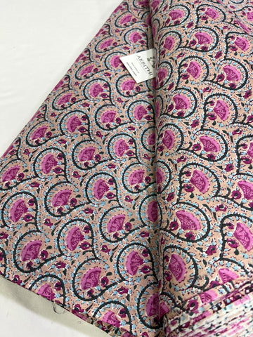 Printed pure cotton fabric