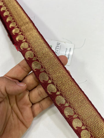 Handloom Banarasi lace 5 metres roll