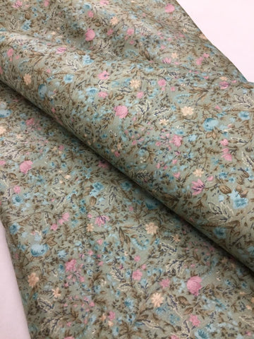 Printed cotton fabric 65 cms cut