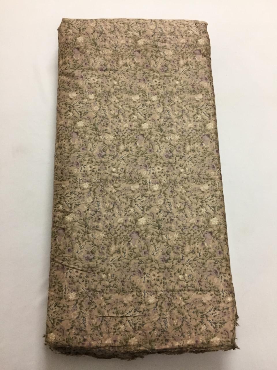 Printed cotton fabric 75 cms cut