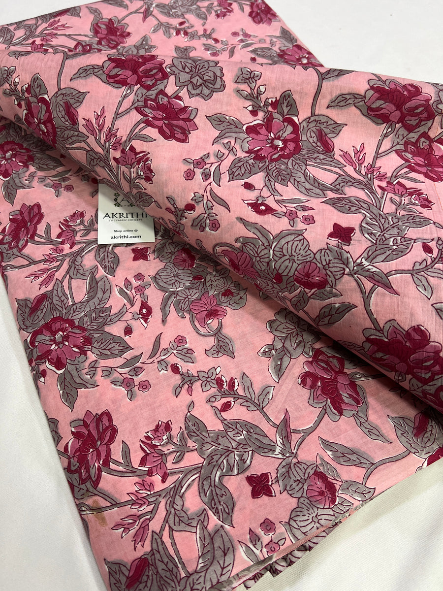 Printed pure cotton fabric