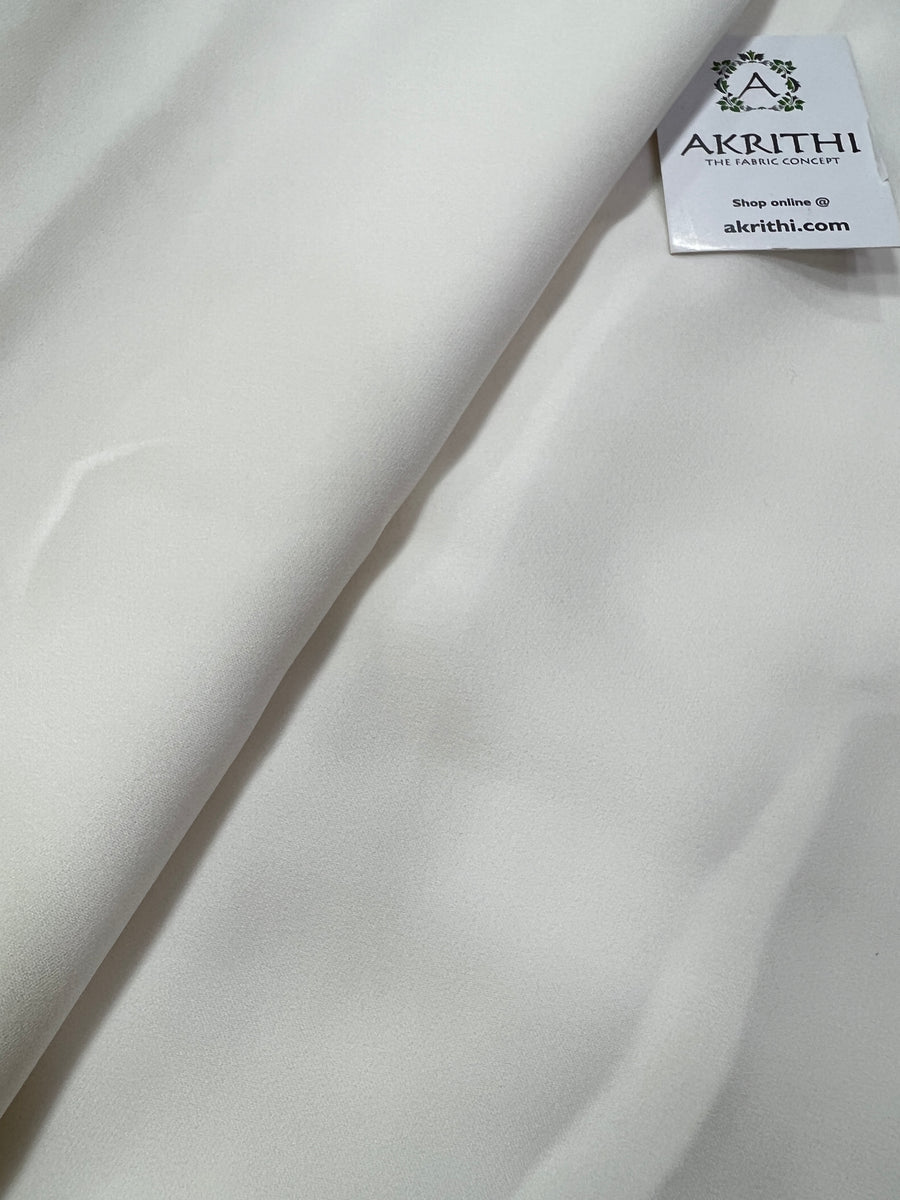 Dyeable Pure silk double georgette fabric 90 grams  (customise)