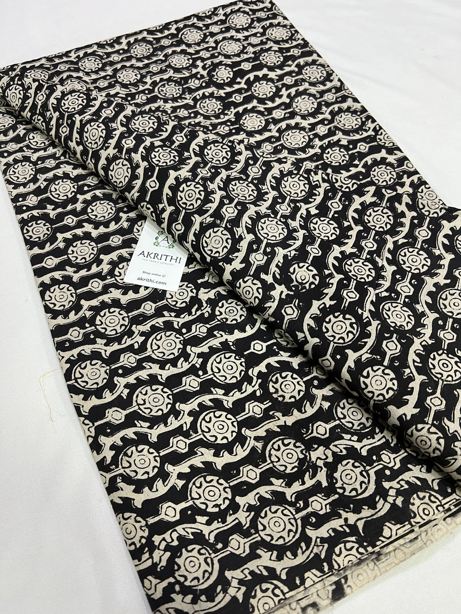 Hand block Printed pure cotton fabric