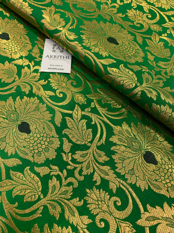 Handloom Banarasi brocade fabric