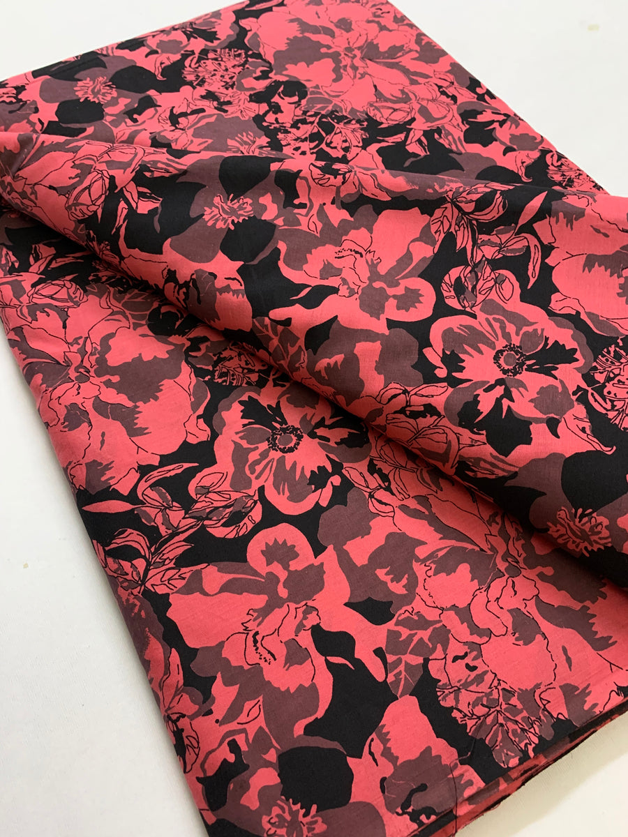 Printed pure cotton fabric