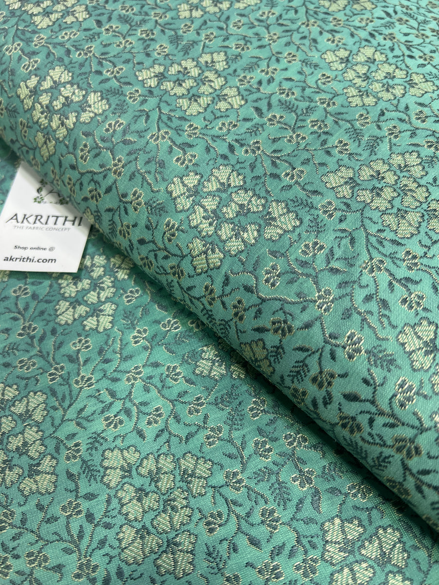 Banarasi brocade fabric without zari