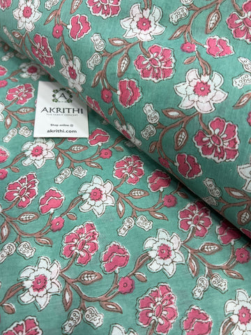 Printed pure cotton fabric