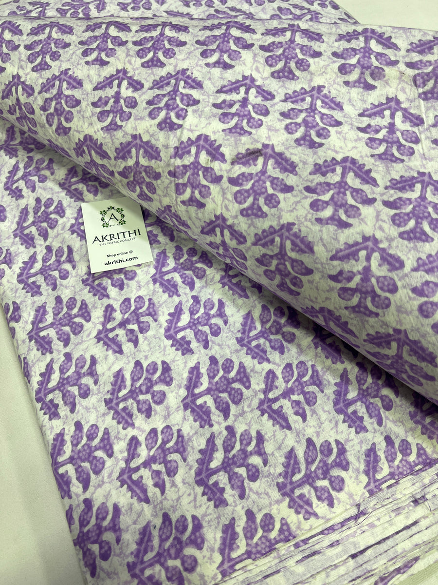 Printed pure cotton fabric