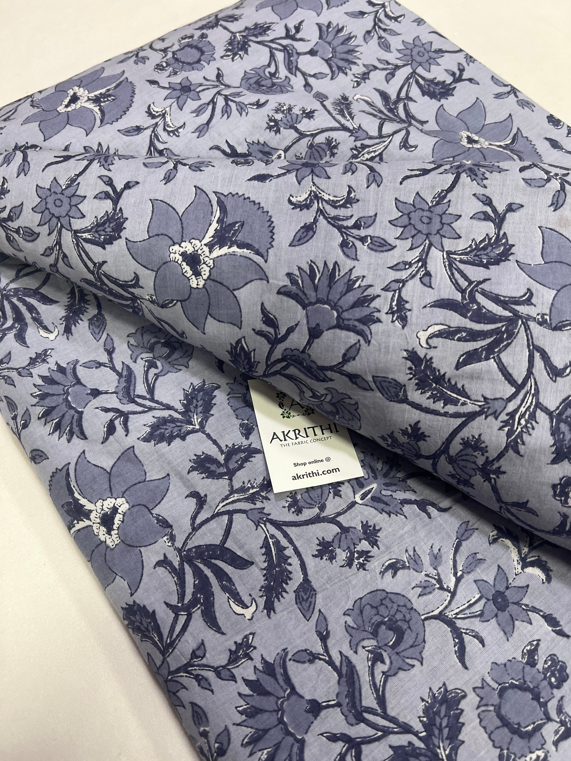 Printed pure cotton fabric