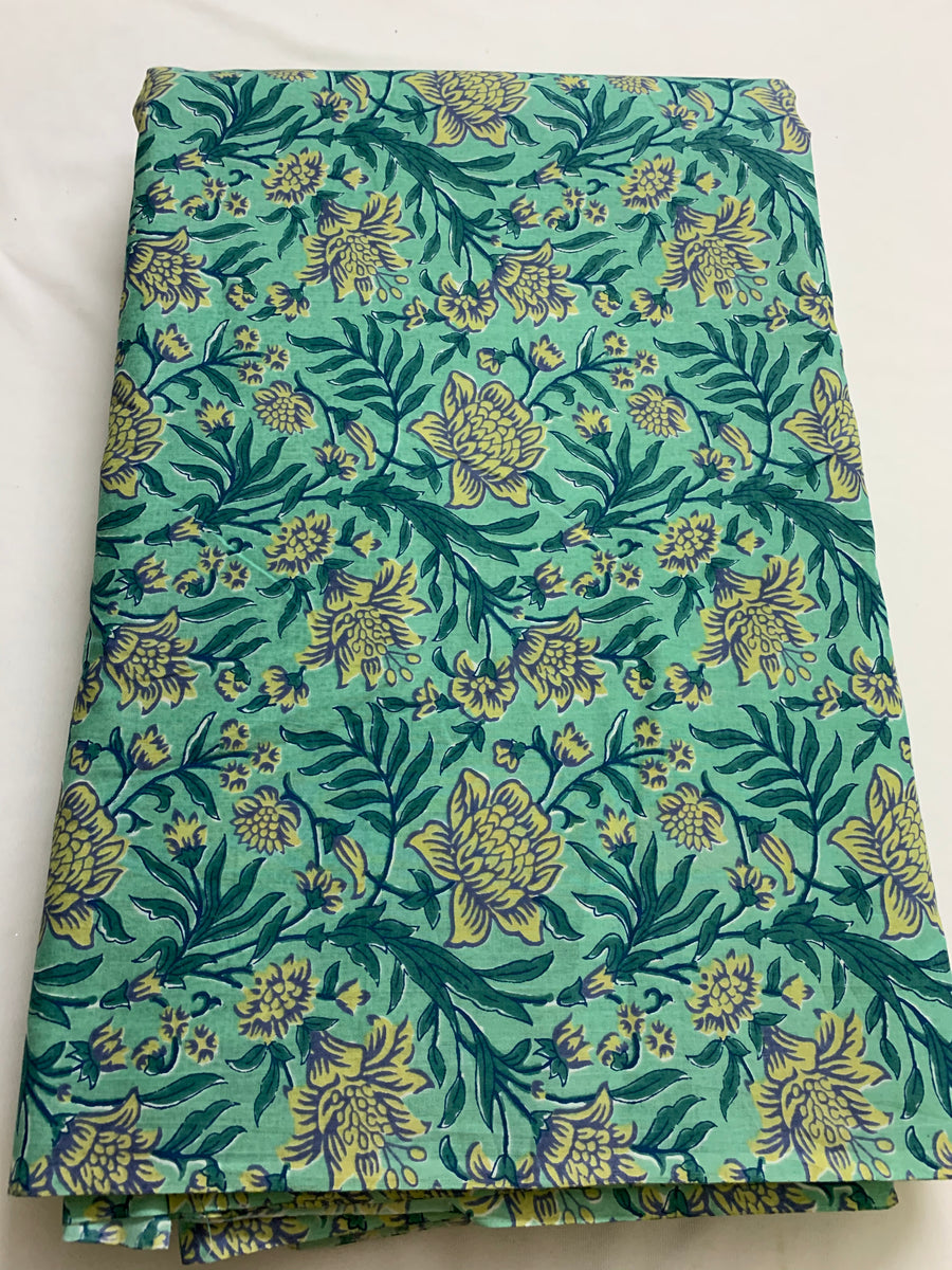 Printed pure cotton fabric