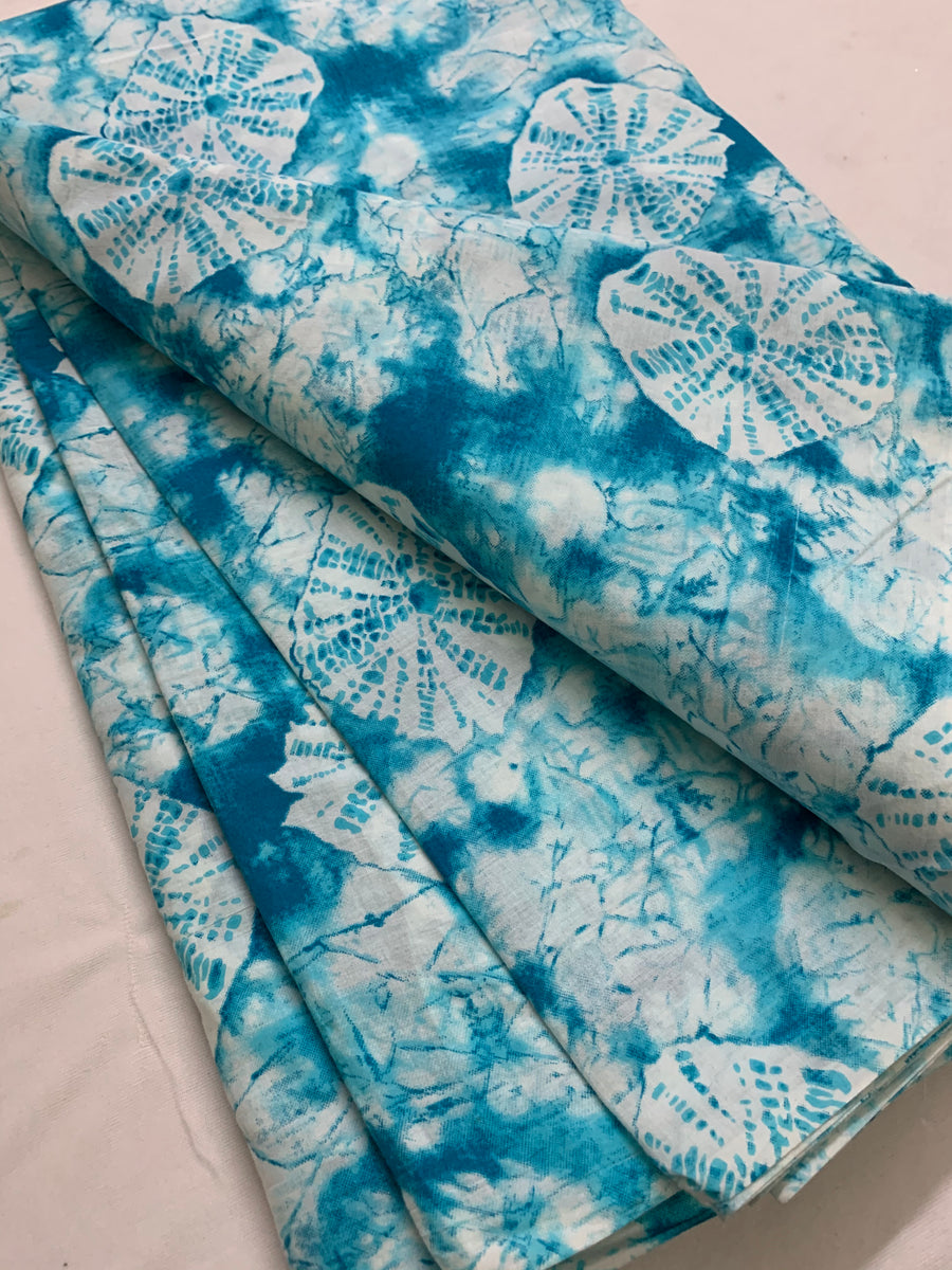 Printed pure cotton fabric