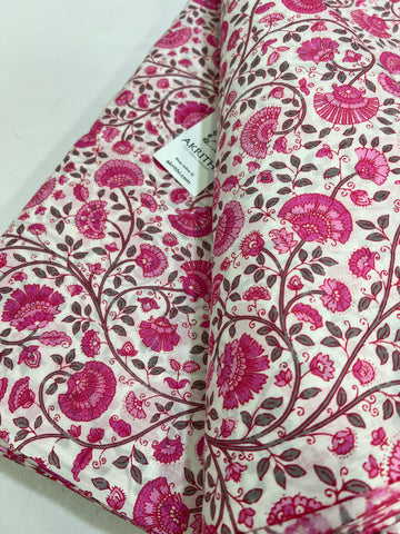 Printed pure cotton fabric