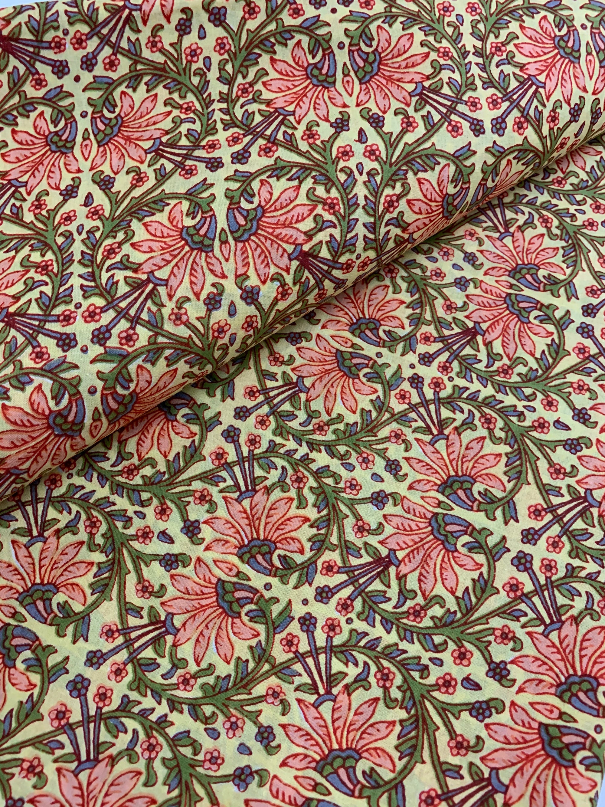 Printed cotton fabric