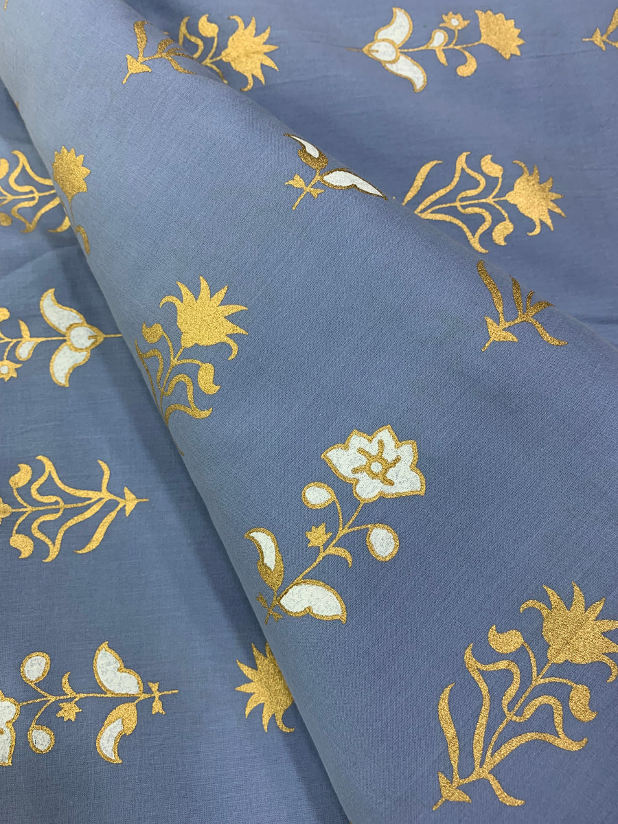 Printed pure cotton fabric