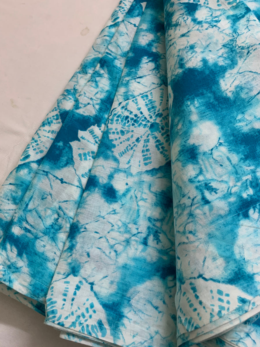 Printed pure cotton fabric