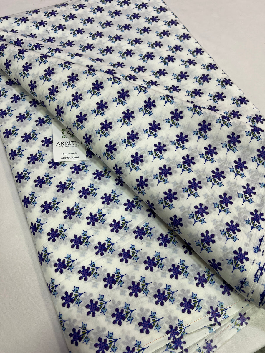 Printed pure cotton fabric