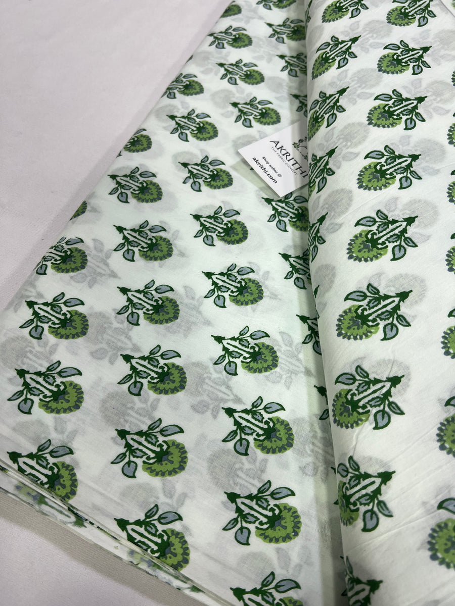 Printed pure cotton fabric