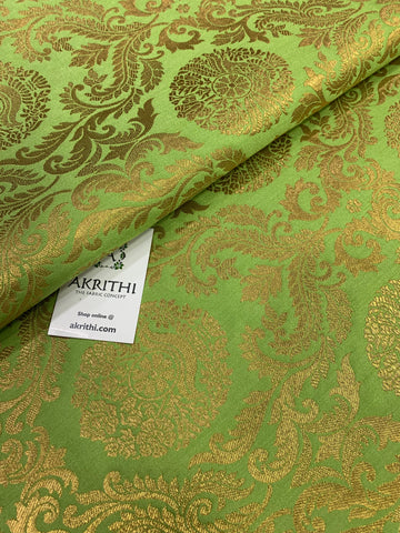 Handloom Banarasi brocade fabric