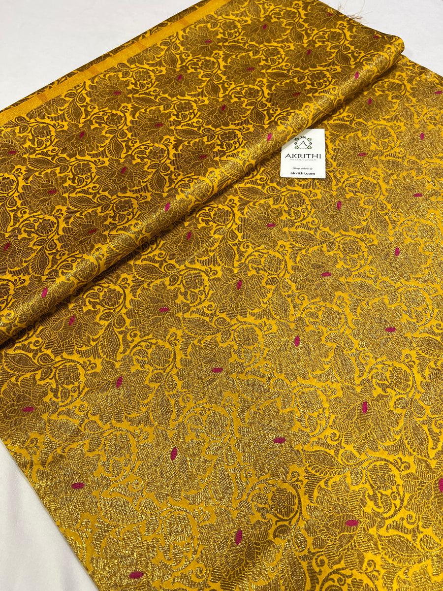 Banarasi brocade fabric antique zari