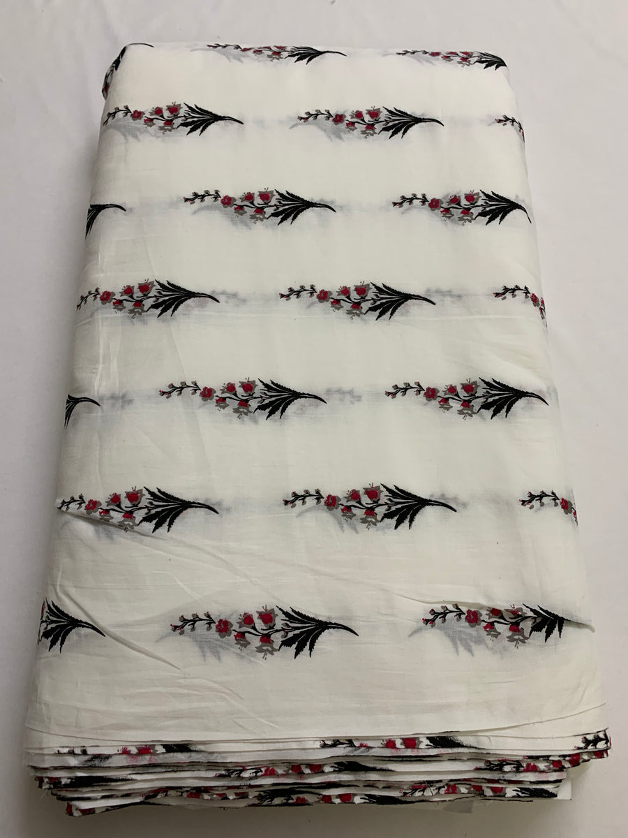 Printed pure cotton fabric