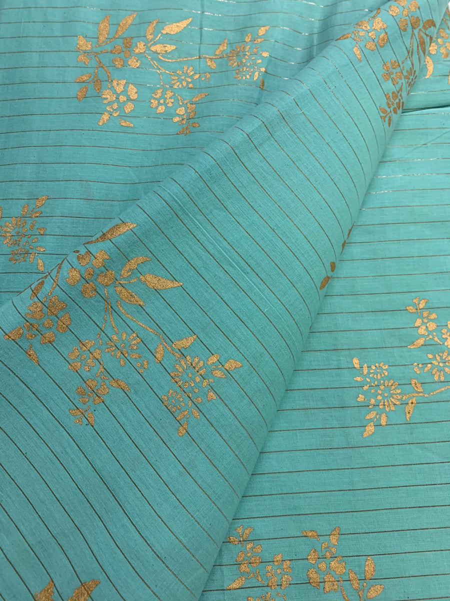 Printed pure cotton fabric