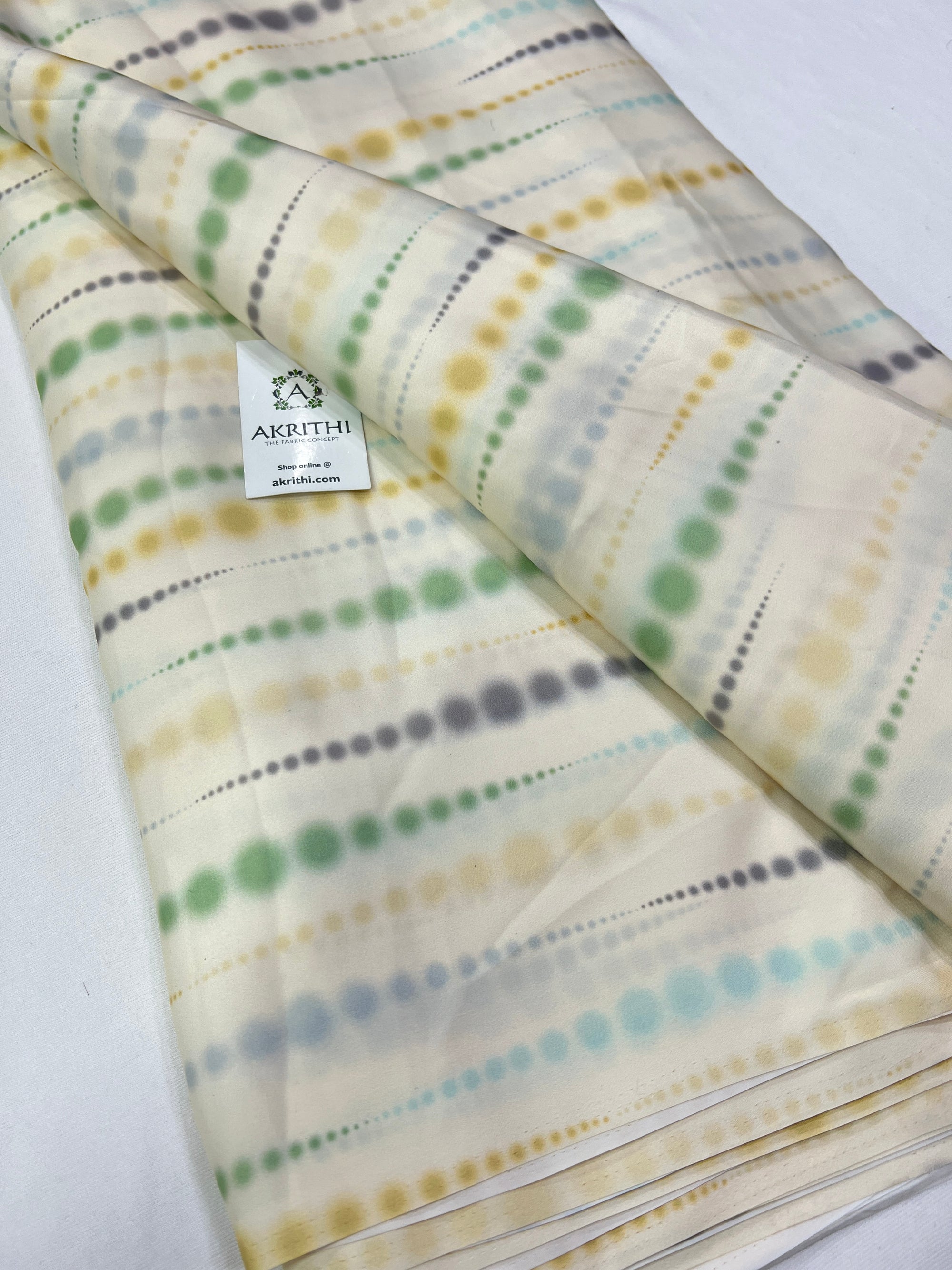 Digital printed modal satin fabric