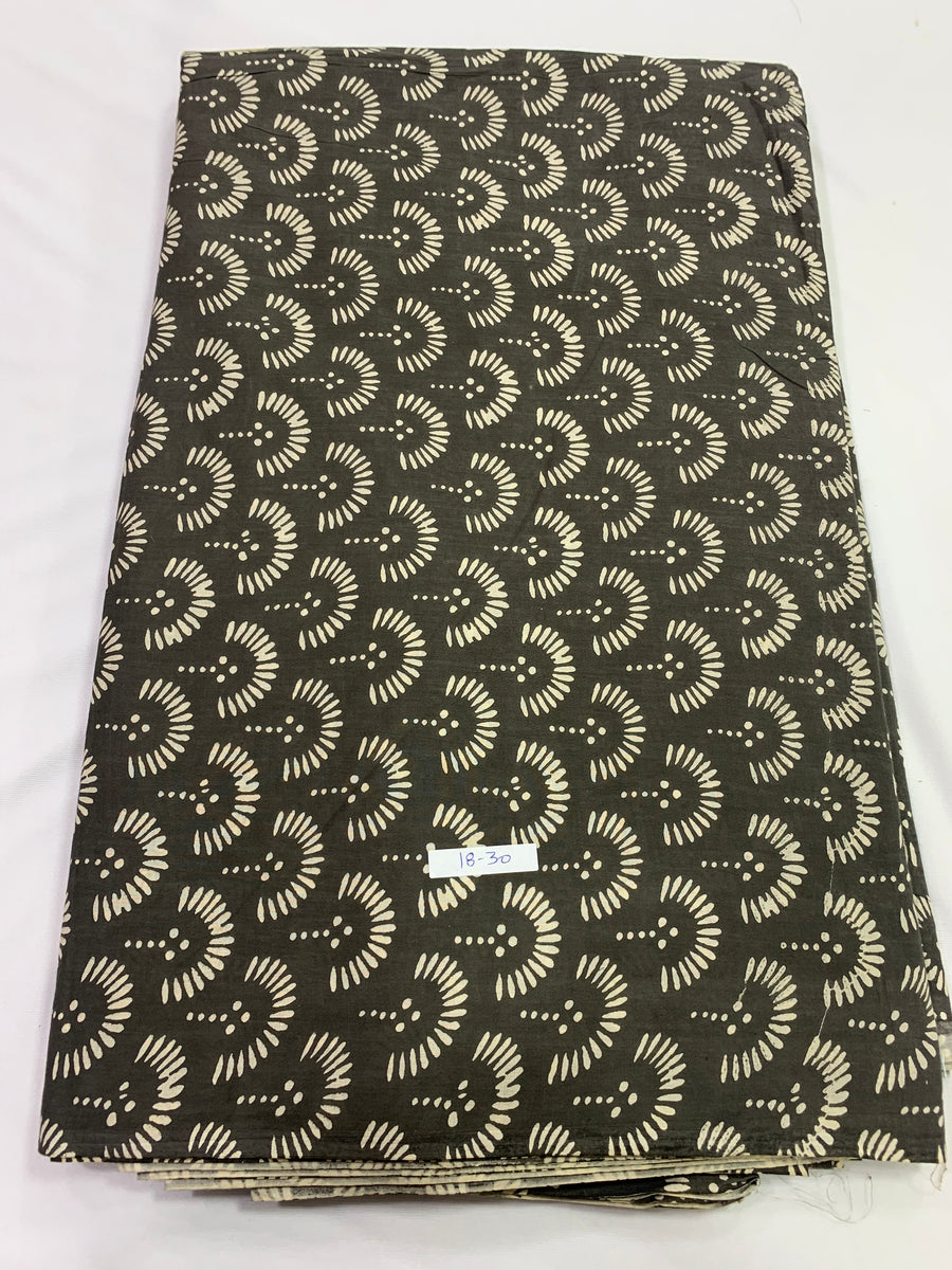 Printed pure cotton fabric