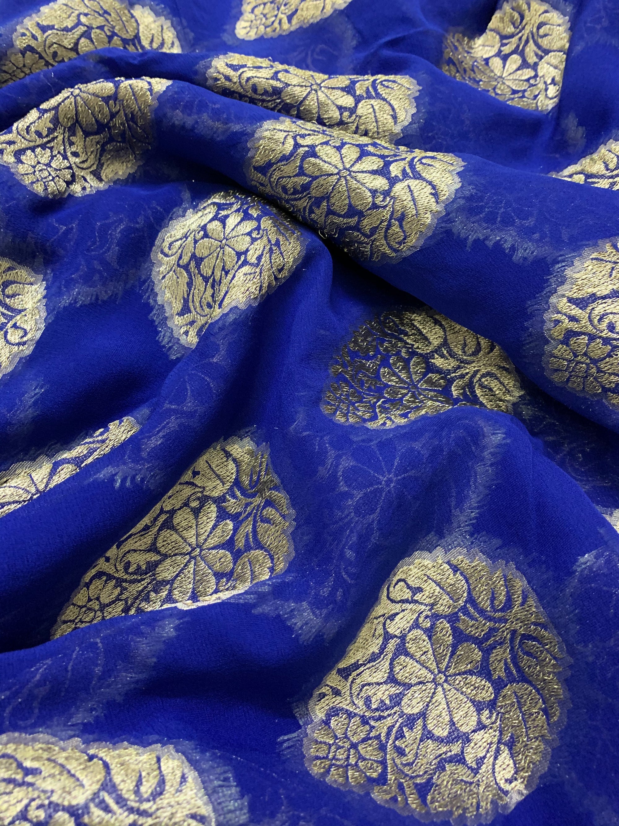 Pure georgette woven fabric